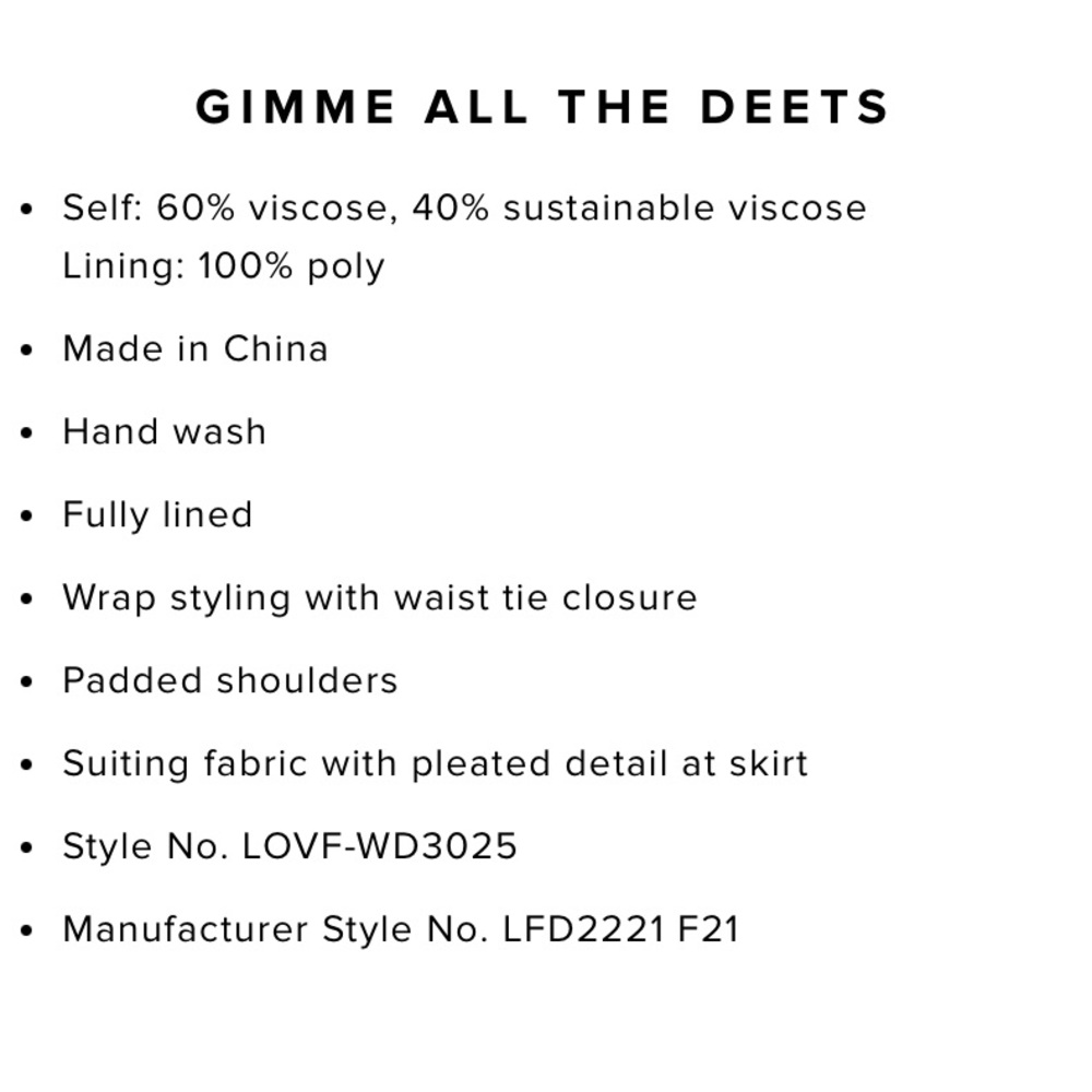 LOVERS & FRIENDS YASMEEN BLAZER DRESS - Picture 5 of 5